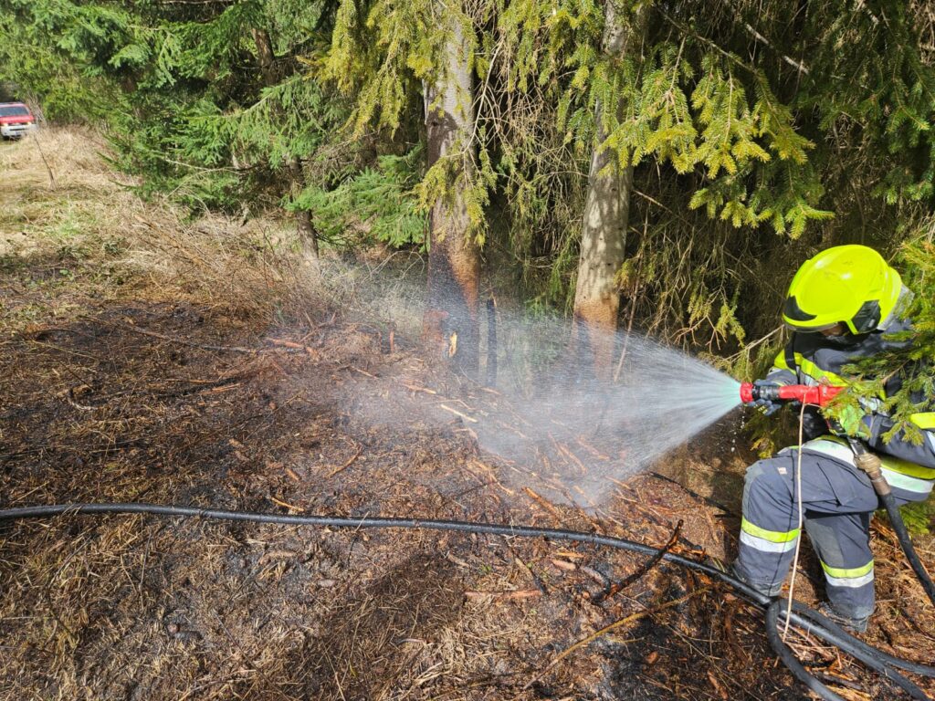 Waldbrand und KHD Einsatz in Neuberg + Stanglalm